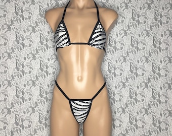 Exotisk dansglitter bikini sexig string