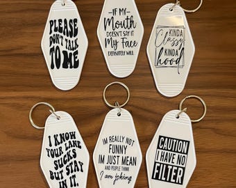 Sassy Motel Keychain