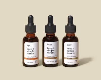 Vegan Face Serum "Keep It Simple Serum" - Natural Skincare, Antioxidant Serum, Anti-Inflammatory Serum, Facial Oil Therapy, Facial Serum 1oz