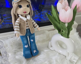 Handmade Crochet Amigurumi Doll, Sleep Friend Plush Toy