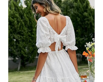 Summer White Dress - Etsy