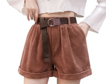 Corduroy Shorts - Etsy
