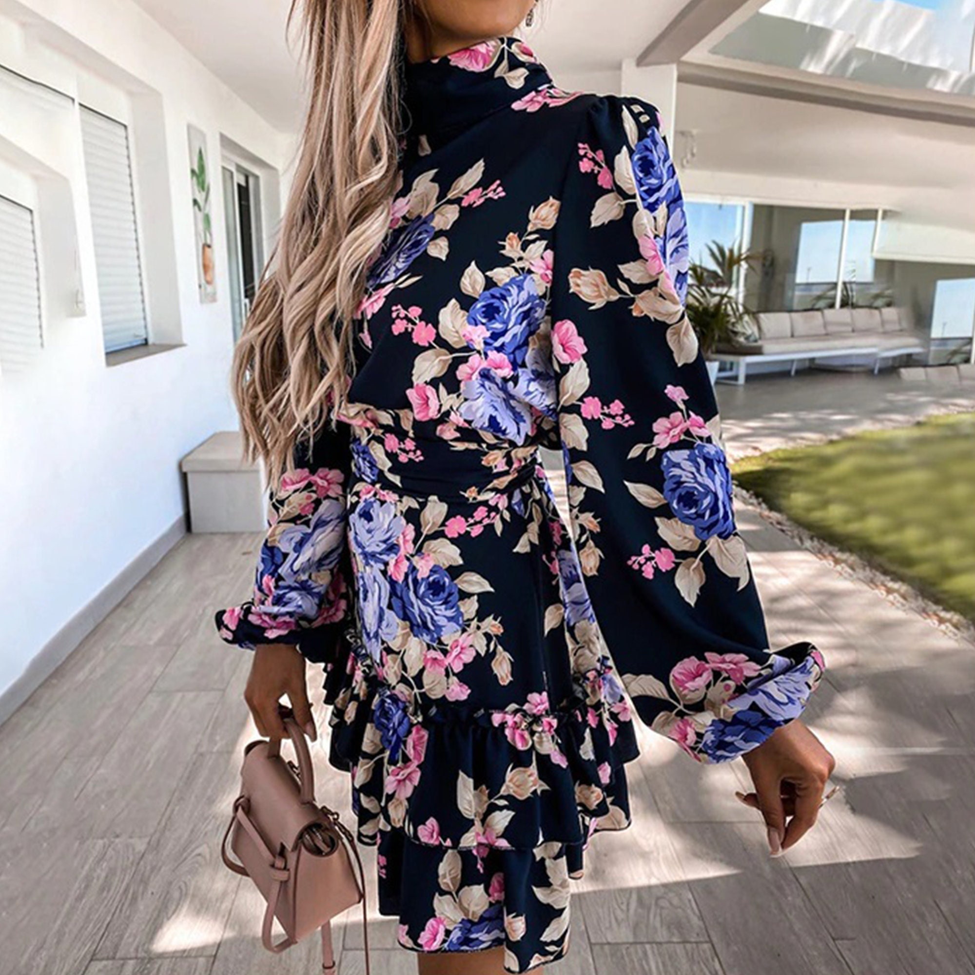 navy ladies day dress