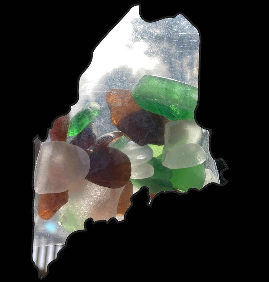 Real Maine Beach Glass 30 Pieces Etsy