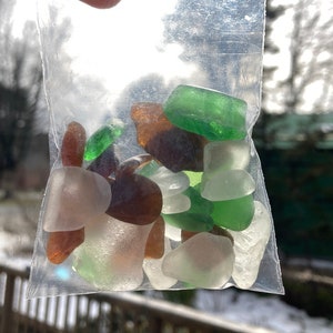 Real Maine Beach Glass 30 Pieces
