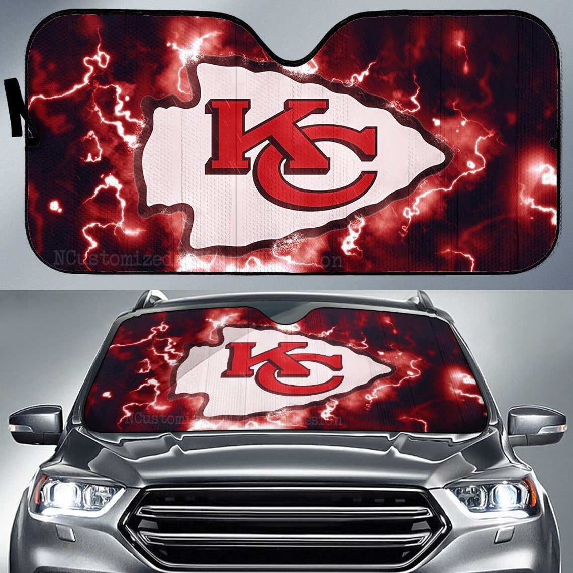 Kansas City Chiefs Car Window Shades Kansas City Chiefs Etsy