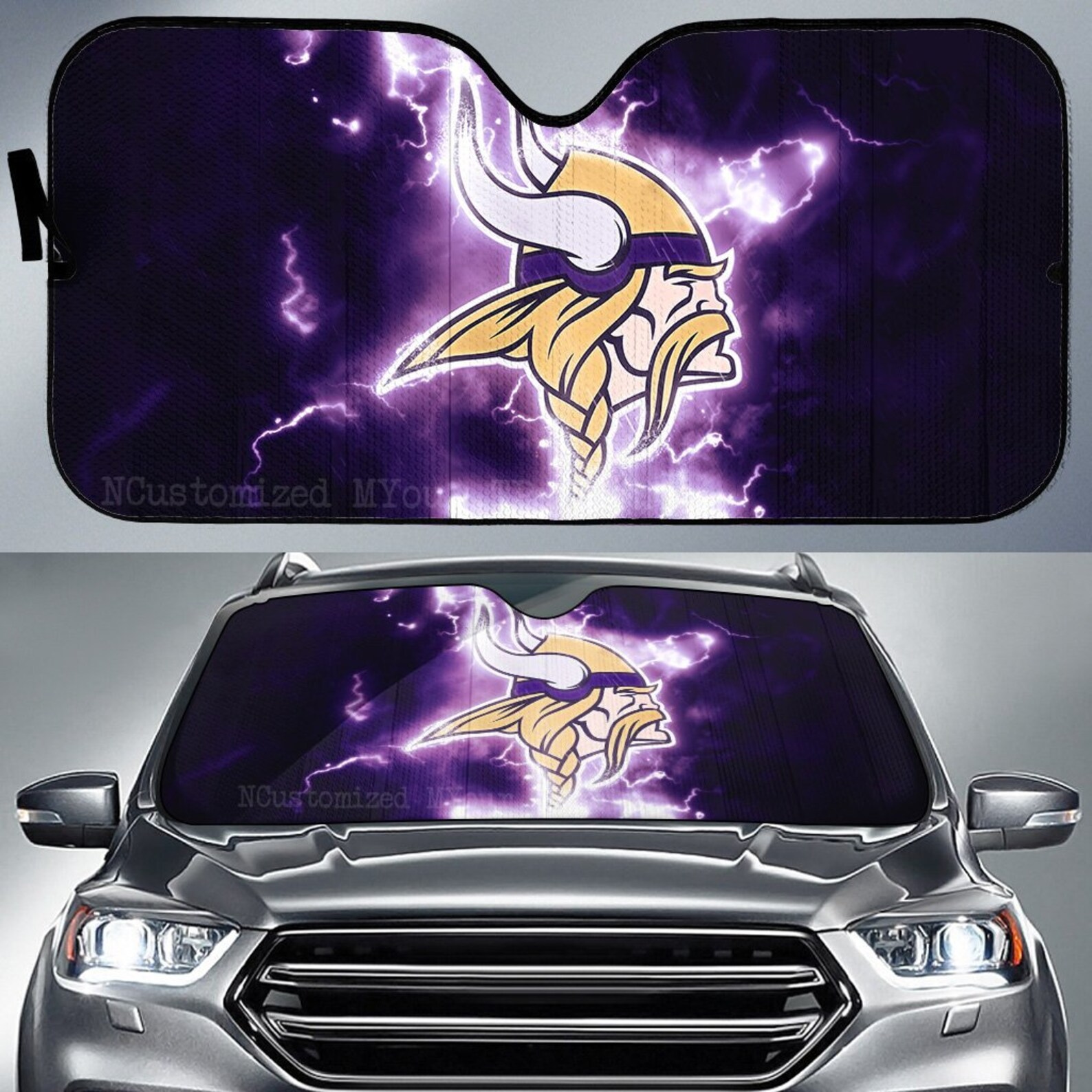 Minnesota Vikings Car Window Shades Minnesota Vikings Etsy