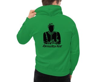 Absoluut niet - uniseks hoodie