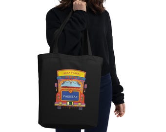 Mera Pyara Pakistan - katoenen draagtas met vrachtwagenkunst