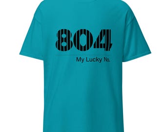 804 - My Lucky No. - Uniseks klassiek T-shirt