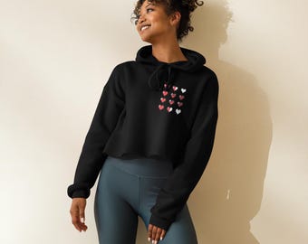 Minecraft Hearts - korte hoodie