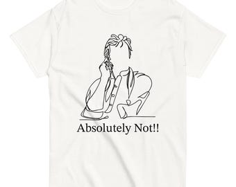 Absoluut niet - klassiek uniseks T-shirt van IK