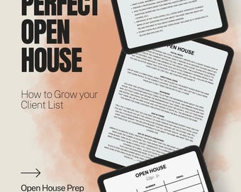 Real Estate Open House Guide | Realtor Checklist & Follow-Up (PDF Download)
