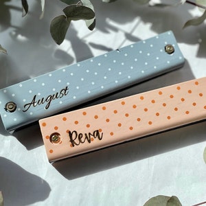 Personalized engraved toy harmonica for children