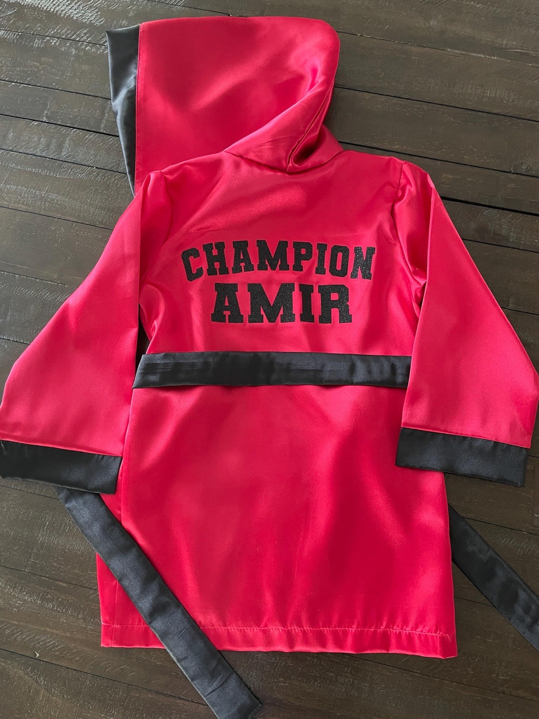 Personalized Glitter Boxing ROBE Only, Costume Boxing. - Etsy