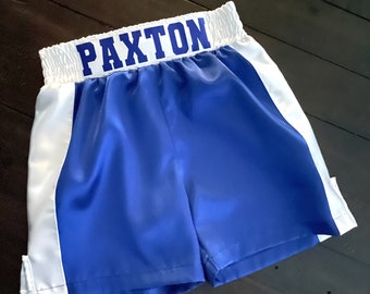 Personalized Boxing Shorts Only, trunks, costume Boxing.