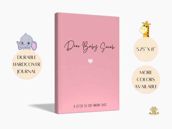 Diario Di Gravidanza Con Copertina Rigida - 82 Pagine Guida, 22,9x15 Cm, Carta 160g/m², Con Fascia Privacy E Busta Ricordi, Regalo Per Future Mamme