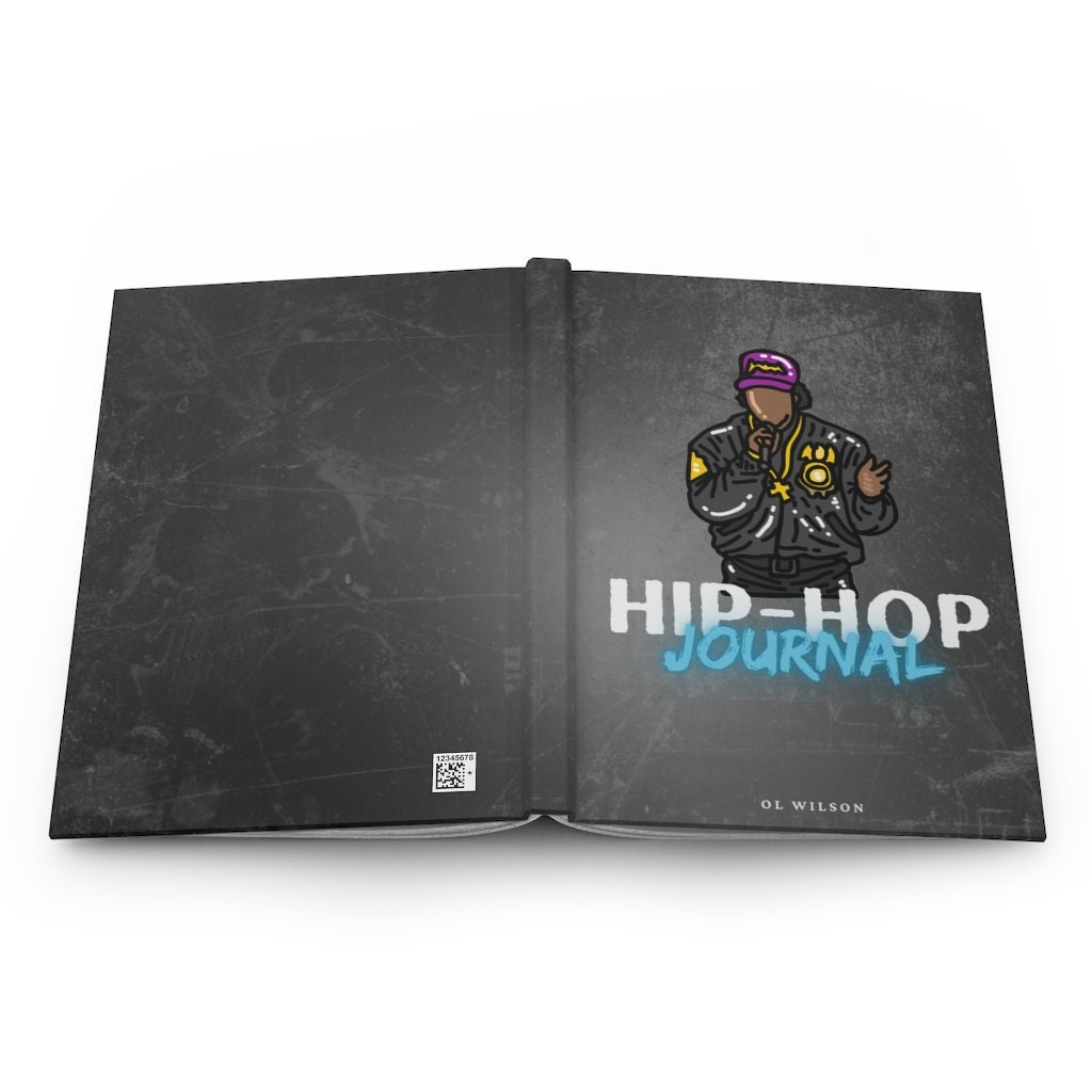 Rap Lyrics Journal, Custom Hip Hop Journal, Rhyme Pages Rap Notebook ...
