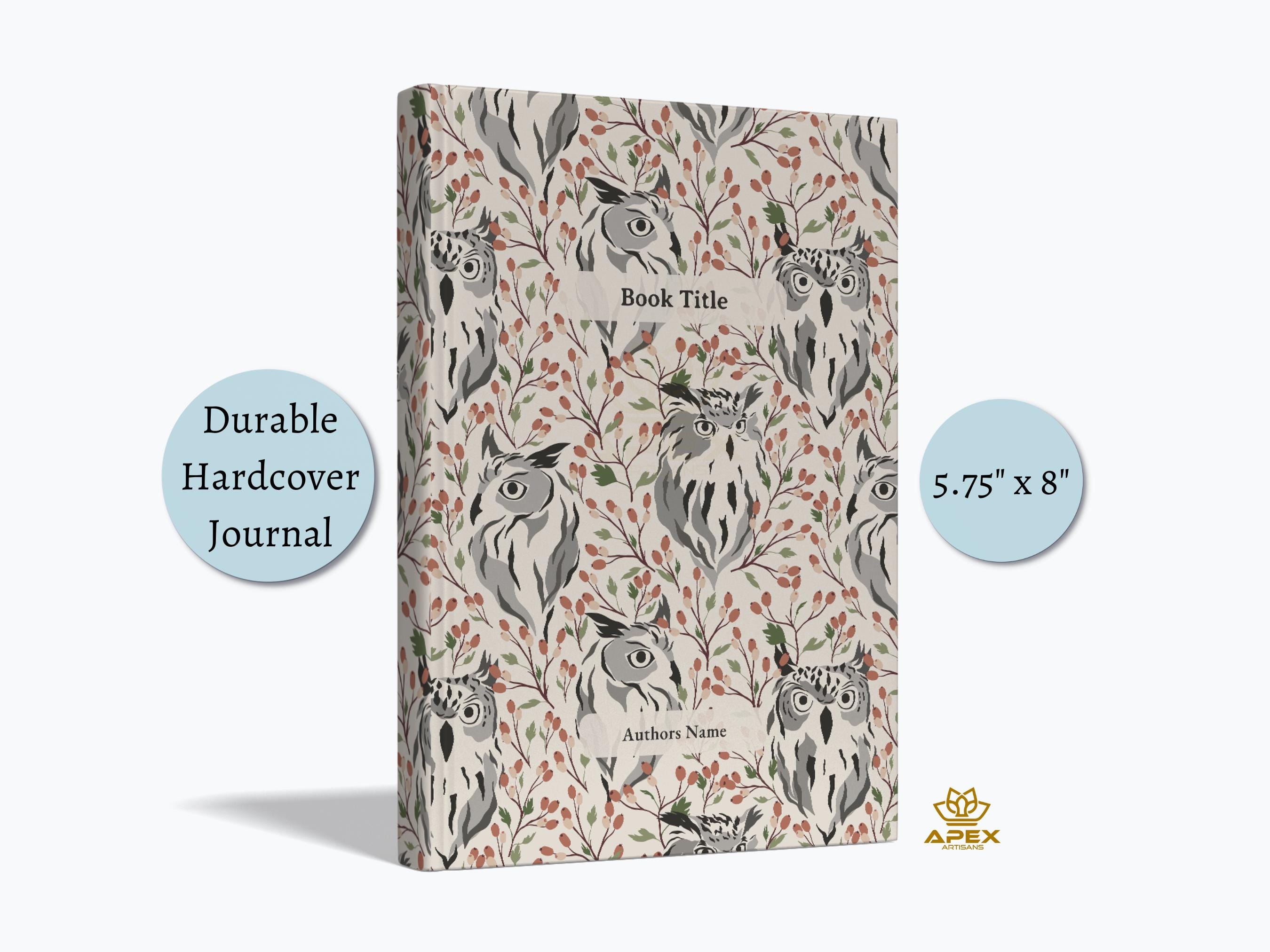 Woodland Owl Journal - Rustic Foliage Notebook | Perfect Book Gift for Nature Lovers | Earthy Toned