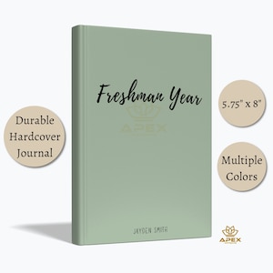 Freshman Memory Book, Personalized Freshman Year Gift, 9th Grade High School Memories, Freshman Year Journal, Freshman College Gift