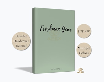 Freshman Memory Book, Personalized Freshman Year Gift, 9th Grade High School Memories, Freshman Year Journal, Freshman College Gift