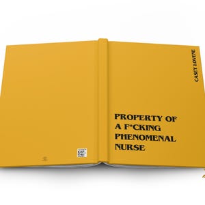 Regalo divertido para enfermeras: cuaderno de enfermeras fenomenal, diario personalizado para estudiantes de enfermería. imagen 2