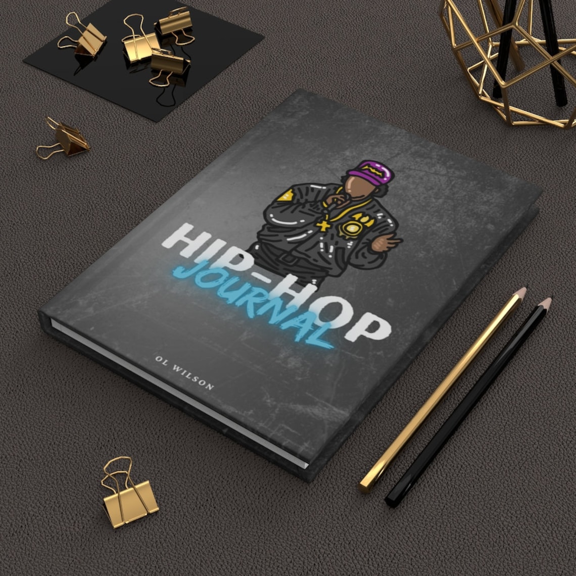Rap Lyrics Journal, Custom Hip Hop Journal, Rhyme Pages Rap Notebook ...