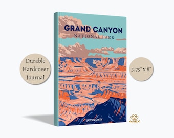 Personalized Grand Canyon Gift | National Park Journal, Natural Wonder & Rafting Adventure Book
