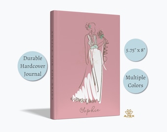 Libro de consejos para la novia, regalo para la futura novia, regalo personalizado para la despedida de soltera, cartas a la novia, libro de visitas para la despedida de soltera