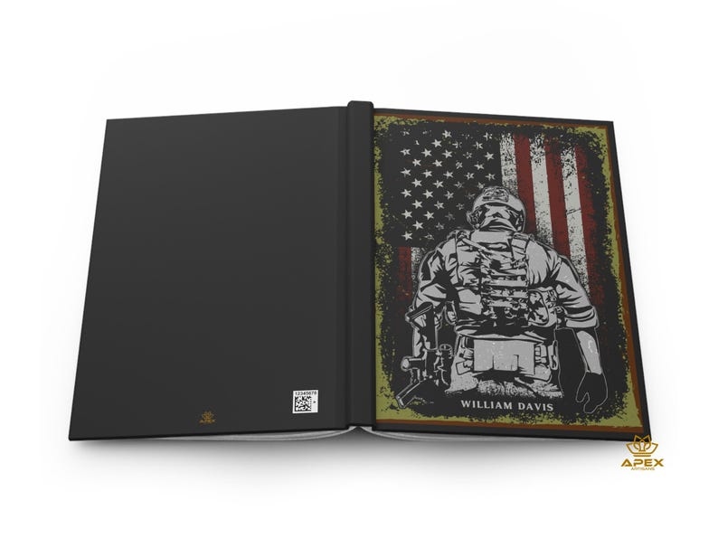 Diario del Ejército de EE. UU.: Cuaderno militar personalizado, regalo de despliegue personalizado, regalos para soldados del Ejército, la Marina, la Infantería de Marina y la Fuerza Aérea. imagen 2