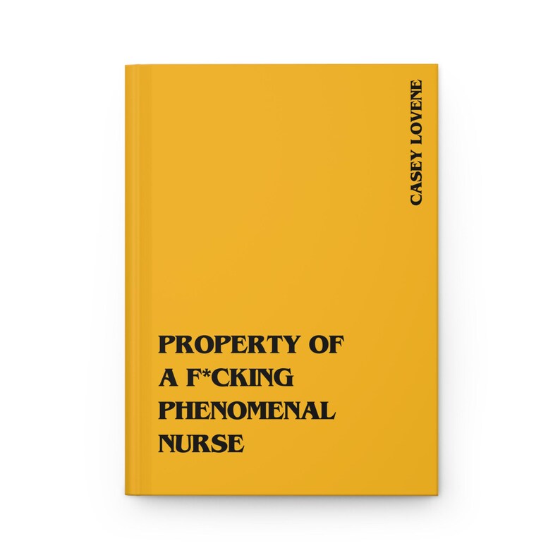 Regalo divertido para enfermeras: cuaderno de enfermeras fenomenal, diario personalizado para estudiantes de enfermería. imagen 5