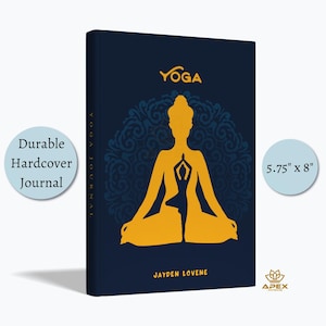 Personalized Yoga Journal – Custom Chakra Notebook for Yoga Teachers & Students, Spiritual Namaste Diary Gift