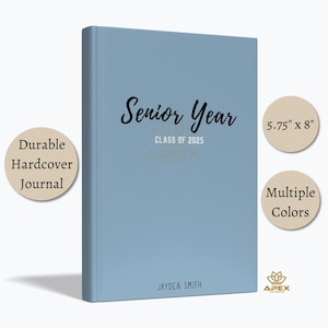 Senior Memory Book, Personalized Senior Year Gift, College High School Senior Year Memory Book, Class of 2025 Graduation Gift