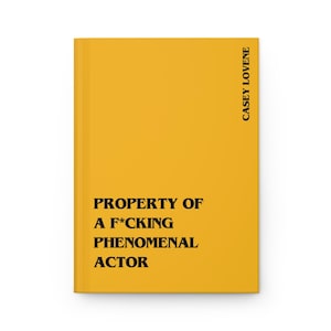 Grappig acteurscadeau – Fenomenaal acteursnotitieboekje, gepersonaliseerd Thespian Drama Journal afbeelding 5