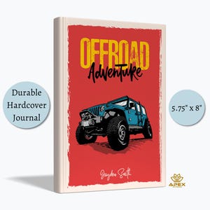 Offroad Adventure Journal, Custom ATV Notebook, 4x4 Gift for Off-Road Lovers, UTV Log Book