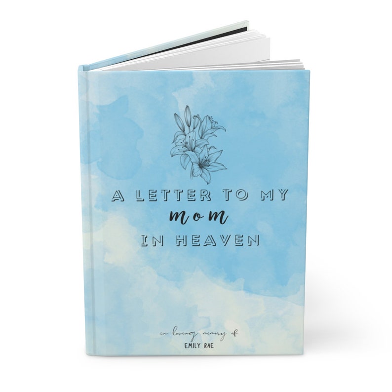 Mom Memorial Journal, Letters to Mom in Heaven, Mother Memorial Gift, Grieving Loss of Mother Sympathy Gift, Personalized Grief Journal image 9