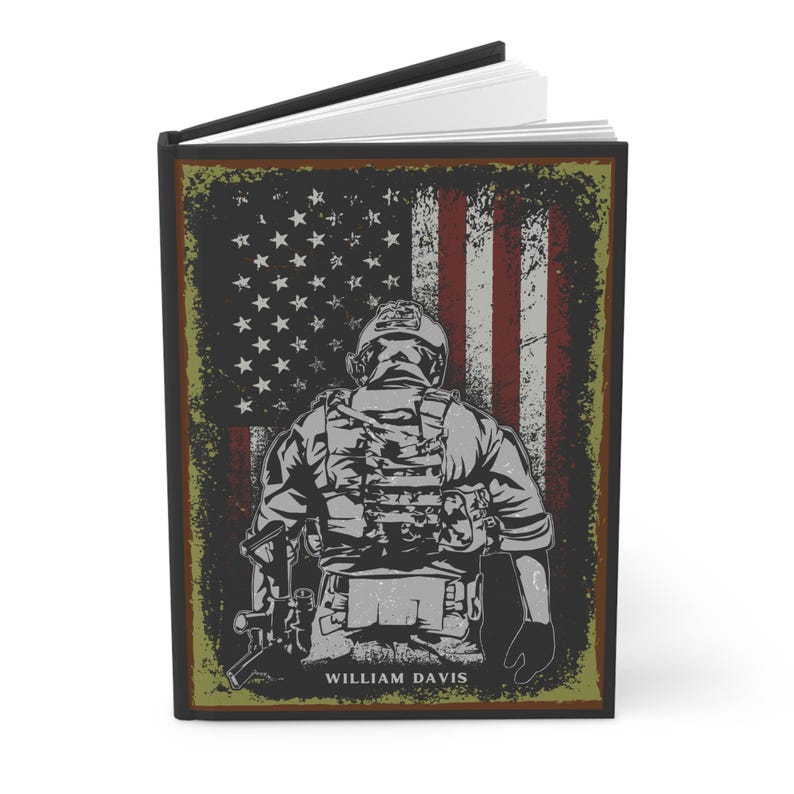 Diario del Ejército de EE. UU.: Cuaderno militar personalizado, regalo de despliegue personalizado, regalos para soldados del Ejército, la Marina, la Infantería de Marina y la Fuerza Aérea. imagen 8