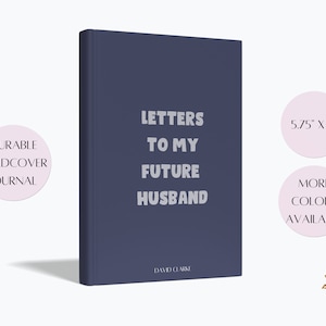 Cartas para meu futuro marido Diário, Nome personalizado Namorado Noivo Noivado Chá de panela Ideias para presentes, Ficando noivo BF