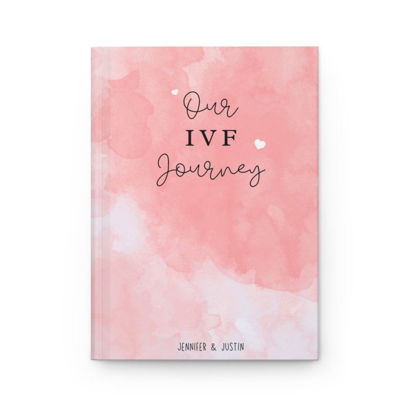 Personalized IVF Journal, IVF Warrior Gifs, In Vitro Fertilization Journal, Our IVF Journey to Write Down Feelings and Milestones image 4