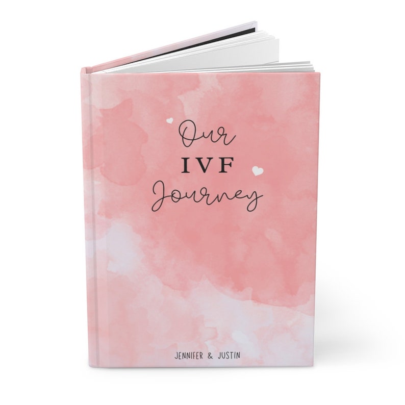 Personalized IVF Journal, IVF Warrior Gifs, In Vitro Fertilization Journal, Our IVF Journey to Write Down Feelings and Milestones image 7
