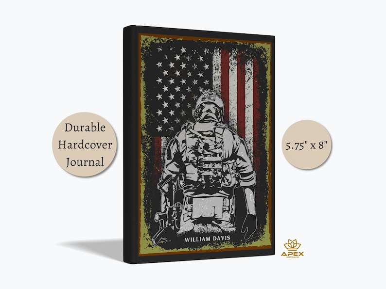 Army Journal, Personalized Military Gift