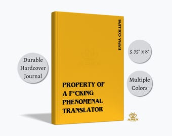 Lustiges Dolmetscher Geschenk - F * cking phänomenales Dolmetscher Notizbuch, personalisierte Sprachprofessionelle Zeitschrift