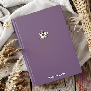 Personalized Coffee Journal – Custom Coffee Tasting Notebook Gift for Coffee Lovers, Barista Notes Log Book