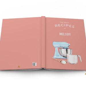 カスタムレシピブック、パーソナライズされた料理日記、グルメやパン職人への空白の料理本ギフト 画像 2