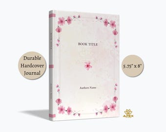 Kirschblüten-Tagebuch, personalisiertes Sakura-Notizbuch, ästhetisches Hochzeitspoesie-Rezeptbuchgeschenk, kundenspezifisches Hardcover-Souvenir