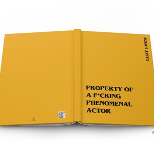 Grappig acteurscadeau – Fenomenaal acteursnotitieboekje, gepersonaliseerd Thespian Drama Journal afbeelding 2