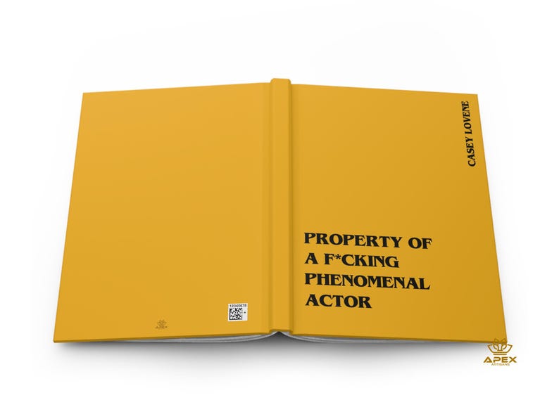 Grappig acteurscadeau – Fenomenaal acteursnotitieboekje, gepersonaliseerd Thespian Drama Journal afbeelding 2
