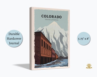 Colorado Travel Journal, Custom Colorado Gifts, Telluride Vacation Notebook, San Juan Mountains Honeymoon Gift, Centennial State Sketchbook