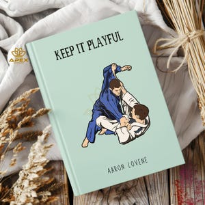 Personalized Jiu Jitsu Journal, Martial Arts Gift, Custom BJJ Notebook, Brazilian Jiu-Jitsu Logbook