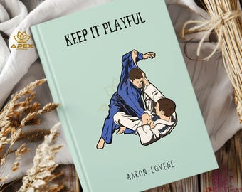 Diario personalizado de Jiu Jitsu, regalo de artes marciales, cuaderno personalizado de BJJ, registro de Jiu-Jitsu brasileño